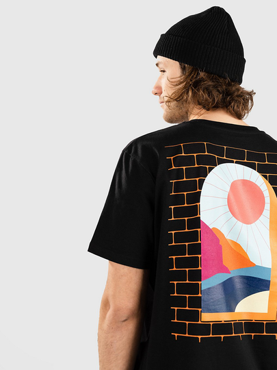 Blue Tomato Brick Wall T-Shirt musta