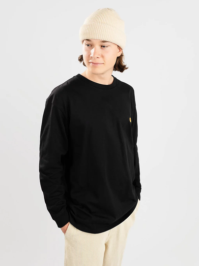 Carhartt WIP Chase Pitkähihainen T-paita musta
