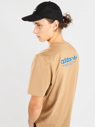 adidas Skateboarding 4.0 Logo T-Shirt ruskea