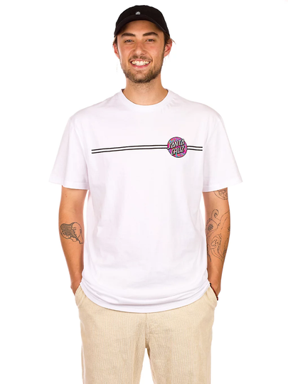 Santa Cruz BT OG Classic Spill Dot T-Shirt valkoinen