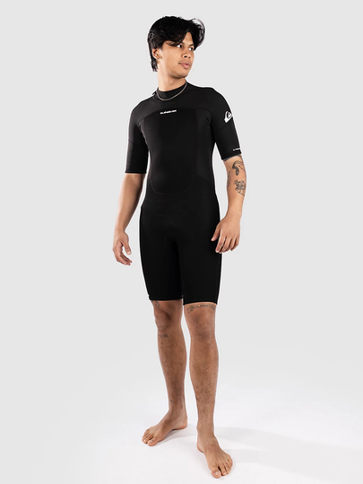 Quiksilver Prologue 2/2 Ss Springsuit Bz Märkäpuku musta