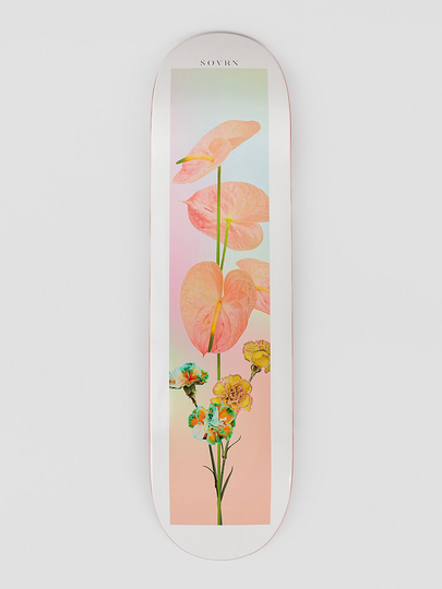 Sovrn Playground 8.25" Skateboard Deck valkoinen
