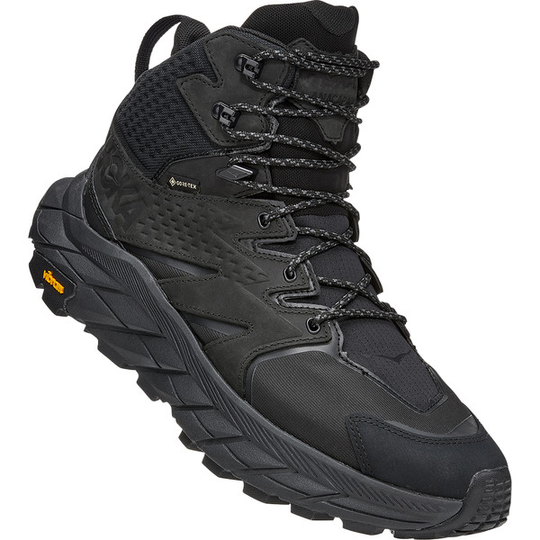 Hoka One One M Anacapa Mid Gtx - Black / Black - Miehet - 8,5