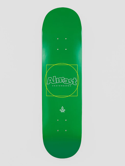 Almost Greener Super Sap R7 8.25" Skateboard Deck vihreä