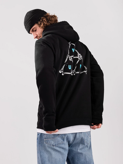 HUF Broken Bones TT Hoodie musta