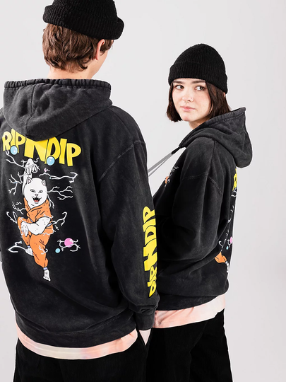 RIPNDIP Super Sanerm Hoodie musta