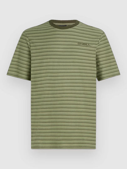 O'Neill Yarn Stripe T-paita vihreä