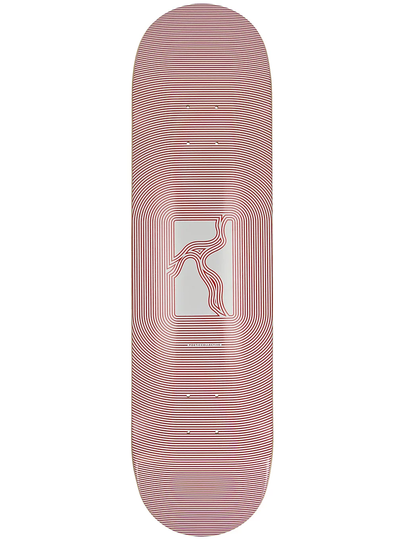 Poetic Collective Optical 8.125" Skateboard Deck punainen