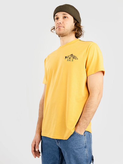 RVCA Downstream T-Shirt keltainen