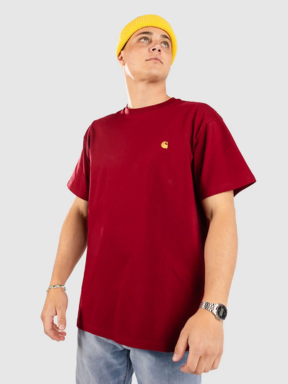 Carhartt WIP Chase T-paita punainen