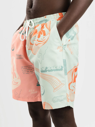 The Dudes 3 Dudes Boardshorts vihreä