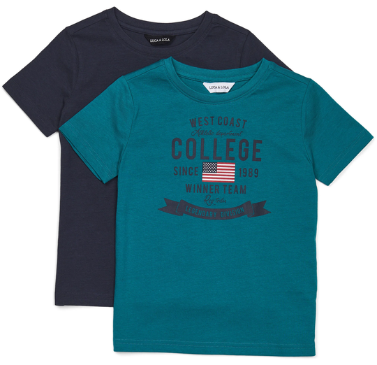 Luca & Lola Tore T-paidat, Green/Navy 134-140