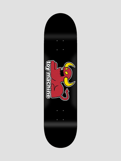Toy Machine Cat Monster 8.25" Skateboard Deck musta