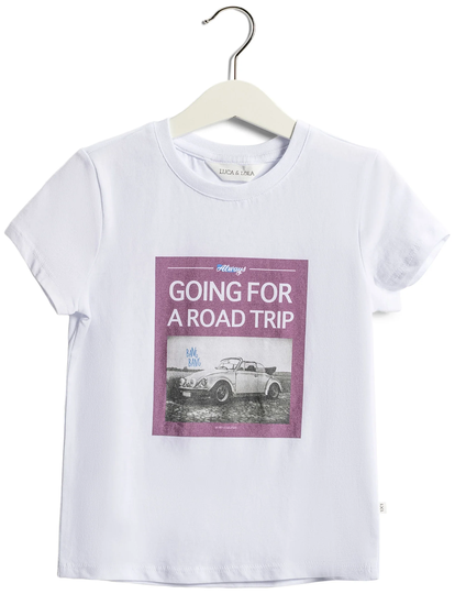 Luca & Lola Capitolo T-Paita, White 122-128