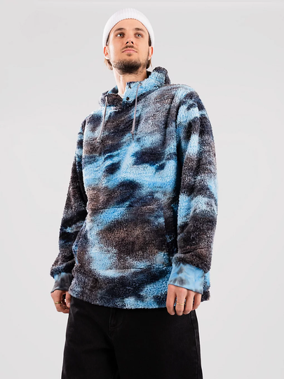 Empyre Tyen Sherpa Dye Fleece Hoodie kuviotu