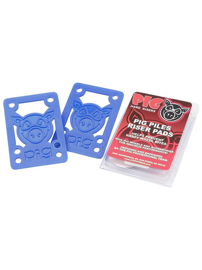 Pig Wheels 1/8" Hard Riser Pads sininen