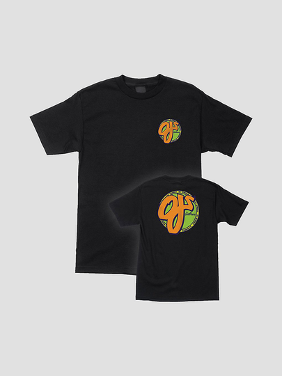 OJ Wheels Standard T-Shirt musta