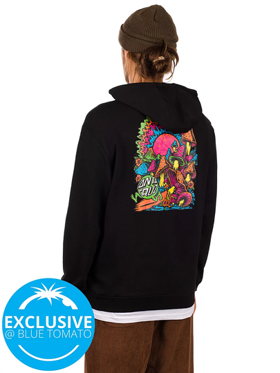 Santa Cruz BT Toxic Wasteland Hoodie musta