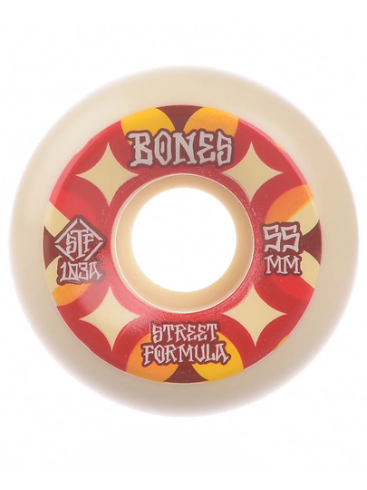 Bones Wheels STF Retros 103A V5 Sidecut 52mm Wheels valkoinen