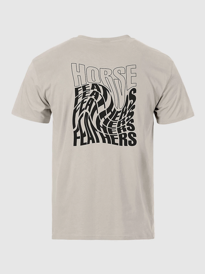 Horsefeathers Distort T-paita harmaa