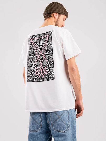 Welcome Symbol Garment Dyed T-Shirt valkoinen