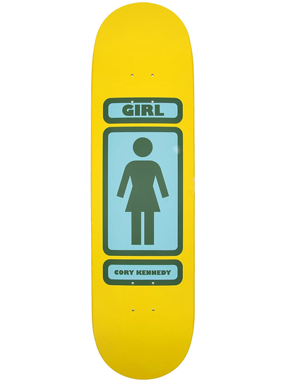 Girl Kennedy 93 Til 8.375" Skateboard Deck keltainen