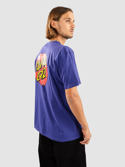 Santa Cruz Classic Dot Chest T-Shirt sininen