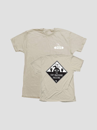 Toy Machine Vaccine T-Shirt ruskea