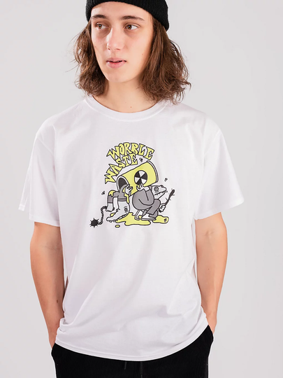Worble Waste T-Shirt valkoinen