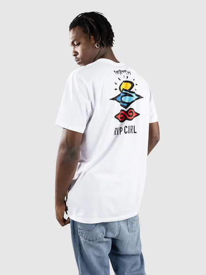 Rip Curl Search Icon T-paita valkoinen