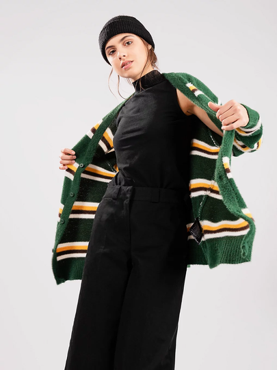 HUF 1984 Mohair Stripe Cardigan kuviotu