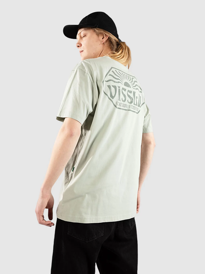 Vissla Psycho Sun Premium Organic Pkt T-paita vihreä