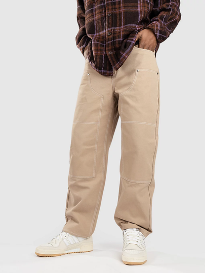 Empyre Sk8 Dobule Knee Canvas Housut ruskea