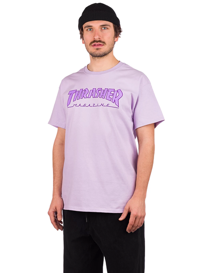 Thrasher Outline T-Shirt violet