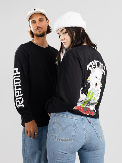 RIPNDIP Runaway Long Sleeve T-Shirt musta