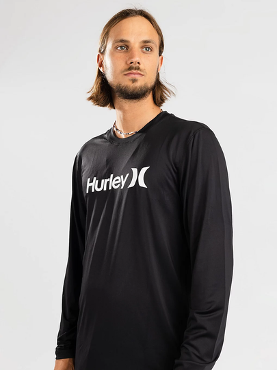 Hurley One & Only Longsleeve Lycra musta