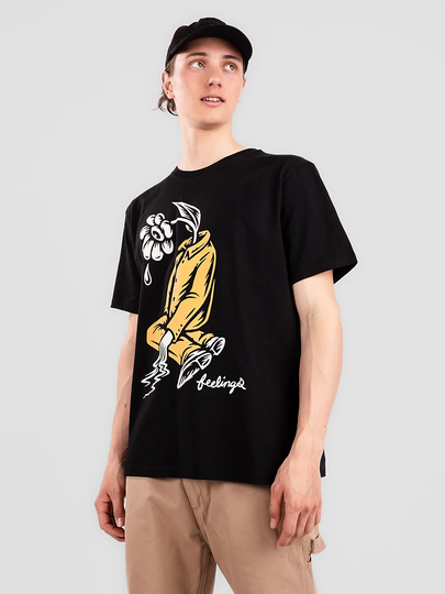 And Feelings Kneel T-Shirt musta