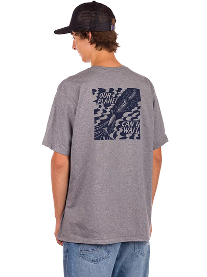 Patagonia Our Planet Can't Wait Responsibili T-Shirt harmaa