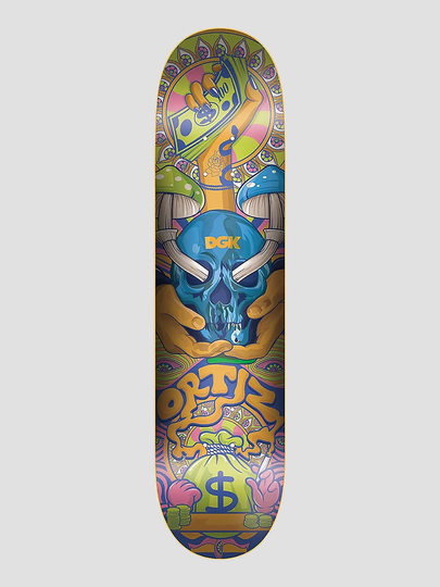 DGK Ghetto Psych Ortiz 8.1" Skateboard Deck kuviotu