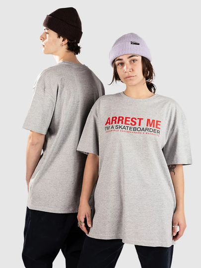 Macba Life Arrest Me T-paita harmaa