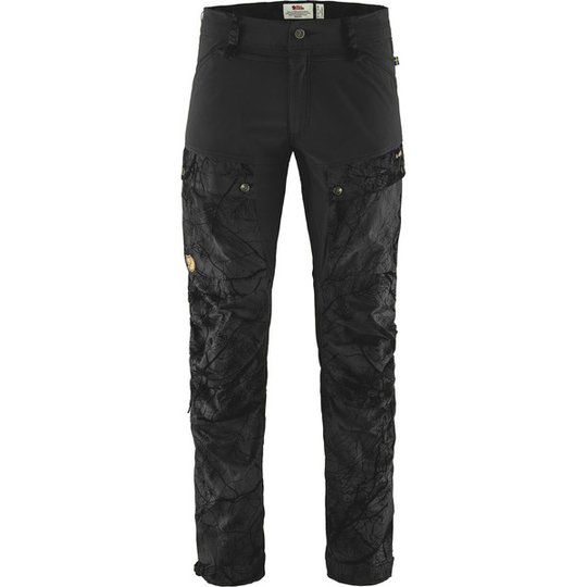 Fjällräven Keb Trousers M Reg - Black Camo-black - Miehet - 46