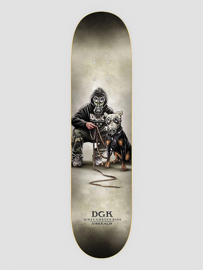 DGK Armaggedon Kalis 8.06" Skateboard Deck harmaa