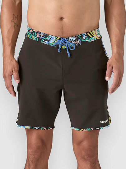 Patagonia Hydropeak Side Shore - 18 In. Surffishortsit kuviotu
