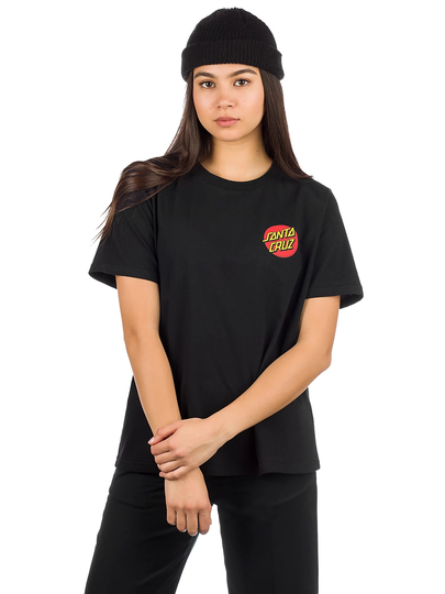 Santa Cruz Classic Dot T-Shirt musta