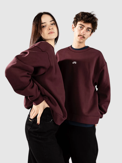 Nike SB Fleece Skate Crew Neulepaita punainen