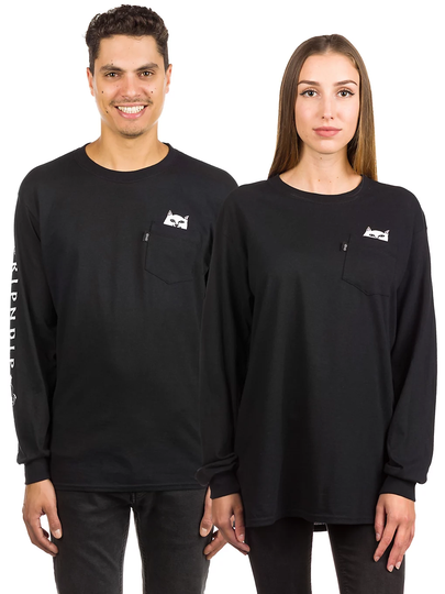 RIPNDIP Lord Nermal Pocket Long Sleeve T-Shirt musta