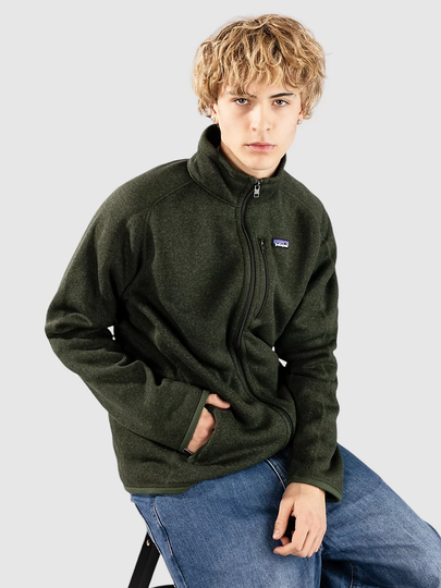Patagonia Better Sweater Vetoketjullinen huppari vihreä