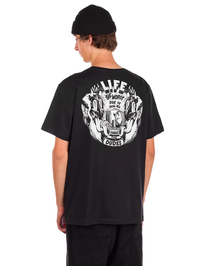 The Dudes Life T-Shirt musta