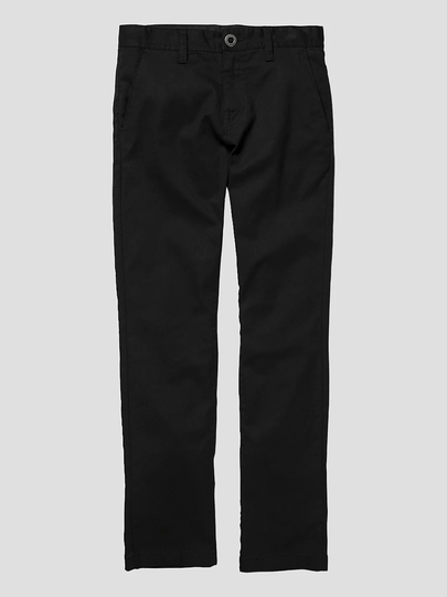 Volcom Frickin Modern Stretch Kids Housut musta