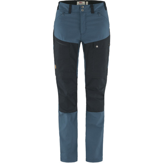 Fjällräven Abisko Midsummer Zip Off Trousers W - Indigo Blue-dark Navy - Naiset - 34